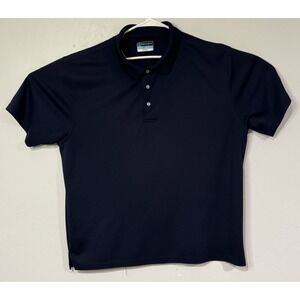 PGA Tour Men's Airflux Polo Shirt Size XXL  Navy Blue Golf